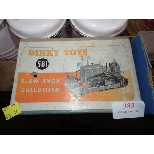 383 - BOXED DINKY TOY BLAW KNOX BULLDOZER - 561