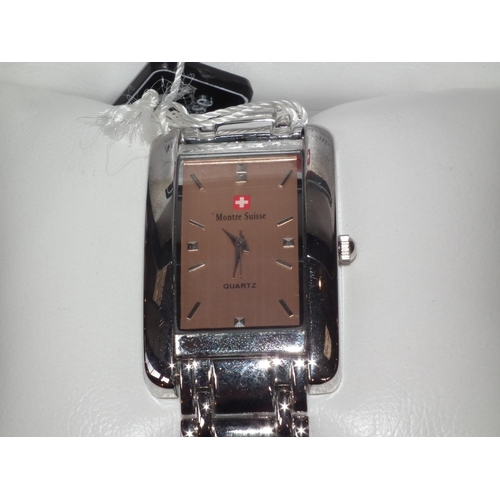 397 - 3 X NEW MONTRE SUISSE WATCHES