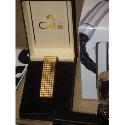 430 - BOX OF JEWELLERY/CUFFLINKS/WATCHES ETC