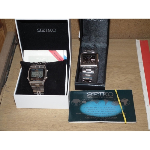 442 - 2 X GENTS SEIKO WATCHES