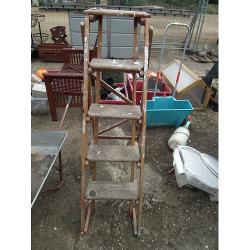 47 - WOODEN STEP LADDERS