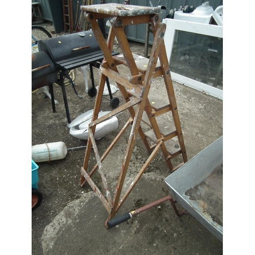 47 - WOODEN STEP LADDERS