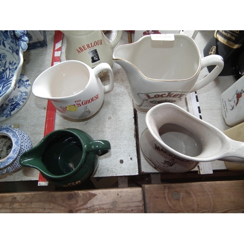 474 - SET OF 10 CERAMIC JUGS