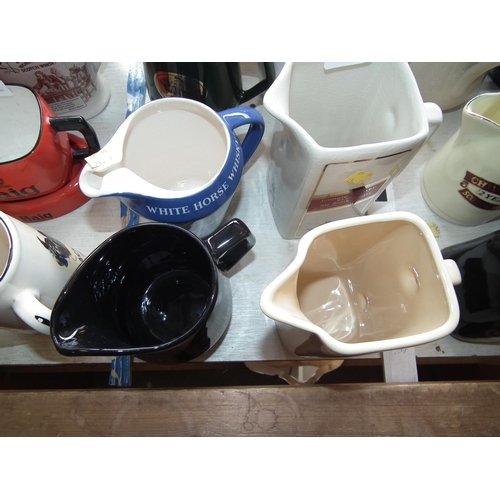 476 - SET OF 10 CERAMIC JUGS