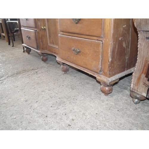 542 - PITCH PINE SIDEBOARD