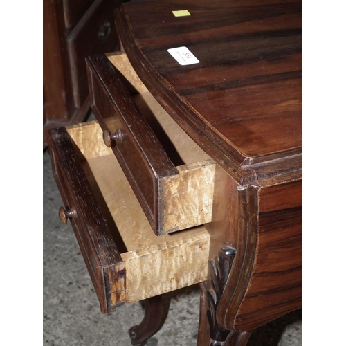 551 - ROSEWOOD SEWING TABLE