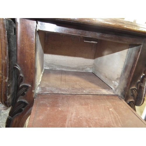 551 - ROSEWOOD SEWING TABLE