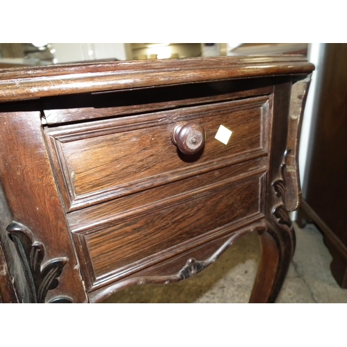 551 - ROSEWOOD SEWING TABLE