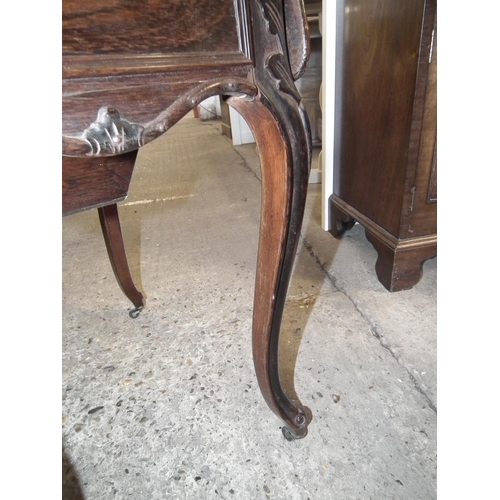 551 - ROSEWOOD SEWING TABLE