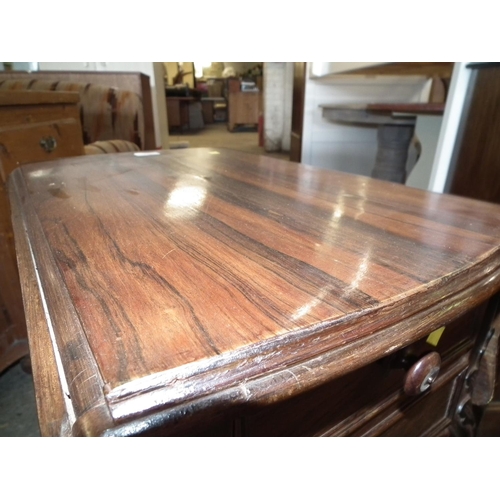 551 - ROSEWOOD SEWING TABLE