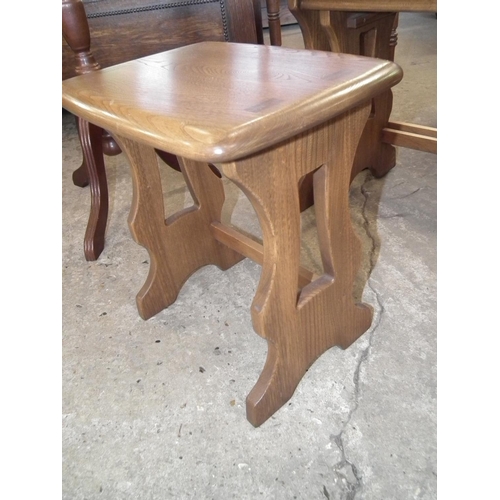 559 - ERCOL NEST OF 3 TABLES