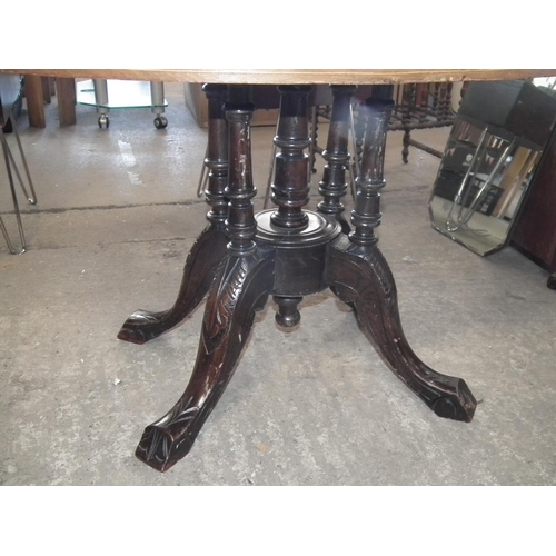 563 - VICTORIAN INLAID TABLE