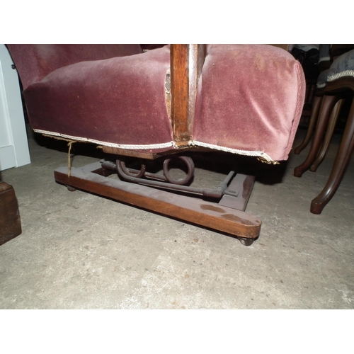 567 - EDWARDIAN ROCKING CHAIR