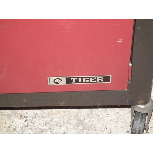 99 - STEEL STORAGE CABINET ON CASTERS