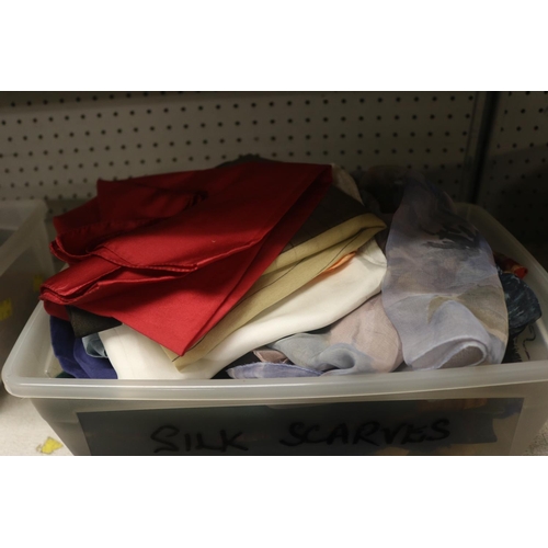 139 - 2 X BOXES OF SILK SCARVES