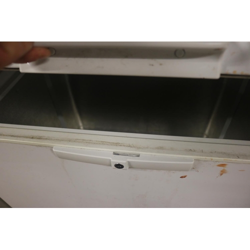 73 - WHIRLPOOL CHEST FREEZER - WARRANTED UNTIL NOON TUESDAY FOLLOWING THE ABOVE SALE