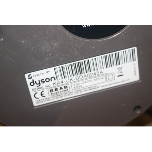 87 - DYSON 10'' FAN - WARRANTED UNTIL 12 NOON ON TUEDAY FOLLOWING THE ABOVE SALE