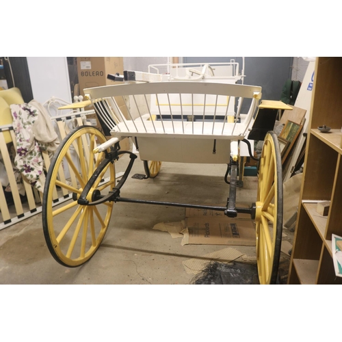 101 - VINTAGE HORSE DRAWN PHAETON MARRIAGE CART