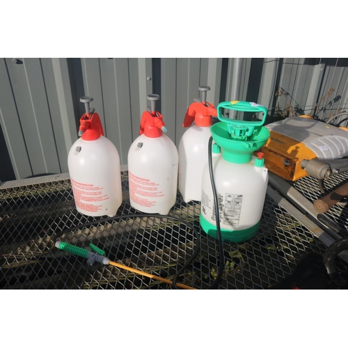 10 - 4 X PUMP SPRAYERS