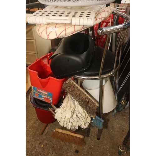 142 - IRONING BOARD/STEPS/STOOL/FAN ETC. - WARRANTED UNTIL 12 NOON ON TUESDAY FOLLOWING THE ABOVE SALE