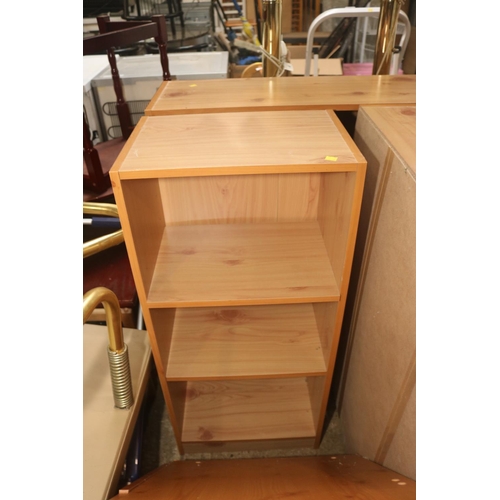 145 - 2 LARGE & 1 SMALL BOOKSHELF & 2 DRAWER FILING CABINET