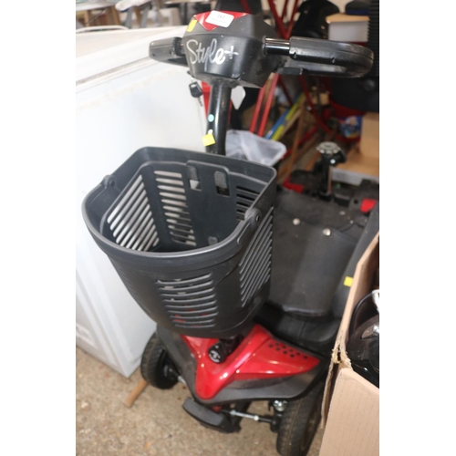 161 - STYLE + SCOOTER WITH BATTERY CHARGER & HANDBOOK - WARRANTED UNTIL 12 NOON ON TUESDAY FOLLOWING THE A... 