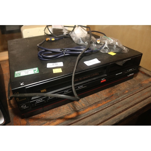 236 - LOGIK VIDEO PLAYER (NO REMOTE) - WARRANTED UNTIL 12 NOON ON TUESDAY FOLLOWING THE ABOVE SALE