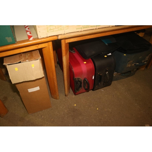 246 - 5 X SUITCASES ETC.