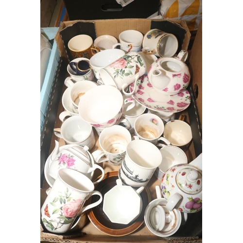 249 - 3 BOXES OF ASSORTED CROCKERY