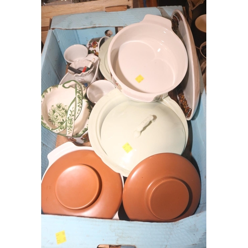 249 - 3 BOXES OF ASSORTED CROCKERY