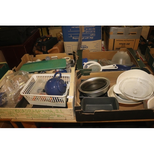 253 - 4 BOXES OF KITCHENWARE