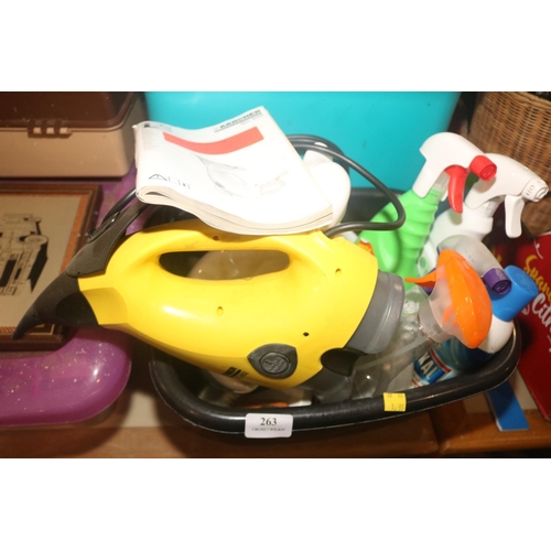 263 - QTY OF MISC. INC. KARCHER STEAM CLEANER - WARRANTED UNTIL 12 NOON ON TUESDAY FOLLOWING THE ABOVE SAL... 