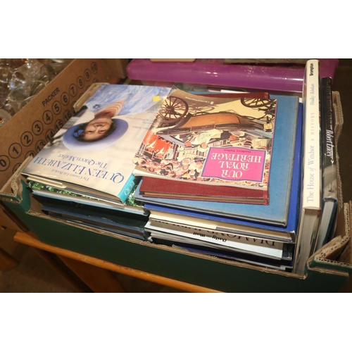 264 - BOX OF ROYAL FAMILY BOOKS