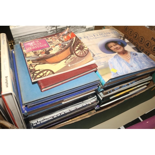 264 - BOX OF ROYAL FAMILY BOOKS