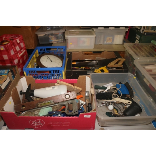 275 - 4 BOXES OF TOOLS ETC.