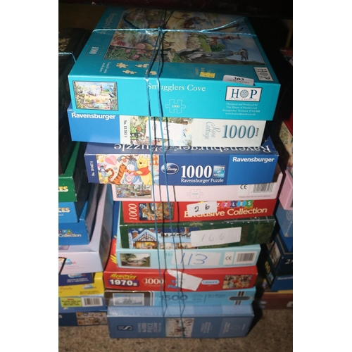 303 - 10 BOXED JIGSAWS