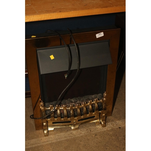 305 - ELECTRIC COAL EFFECT FIRE - WARRANTED UNTIL 12 NOON ON TUESDAY FOLLOWING THE ABOVE SALE