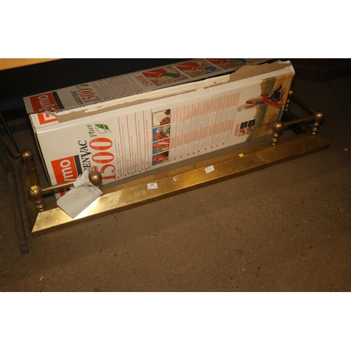 307 - 1 BRASS FIRE SURROUND