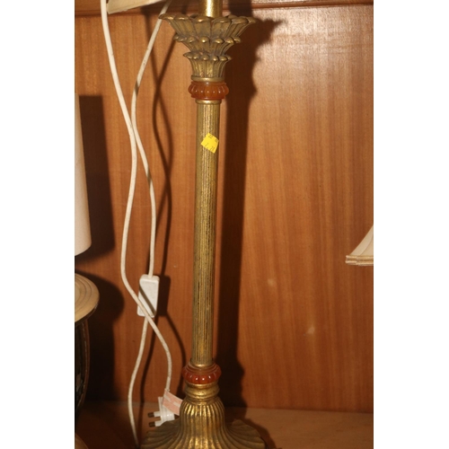 325 - FRENCH BRASS TABLE LAMP