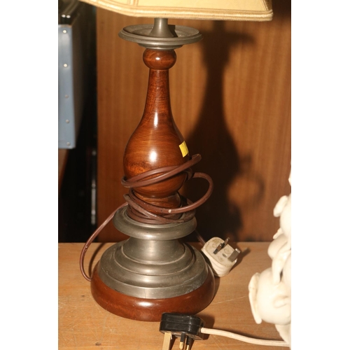 335 - 2 X TABLE LAMPS - WARRANTED UNTIL 12 NOON ON TUESDAY FOLLOWING THE ABOVE SALE