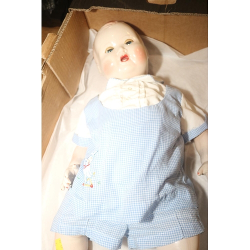 338 - DOLL 1950'S - SAROLD - OPEN AND CLOSE EYES - 24'' TALL