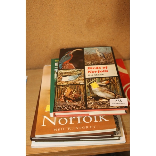 358 - NORFOLK/EAST ANGLIAN BOOKS