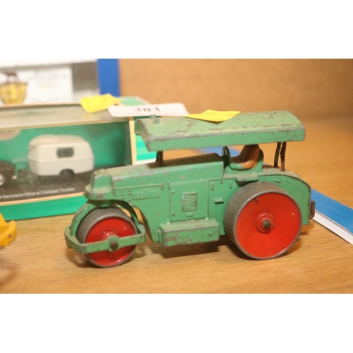 383 - OLD DINKY TOY, CAR, CARAVAN & OTHER