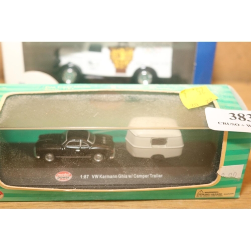 383 - OLD DINKY TOY, CAR, CARAVAN & OTHER