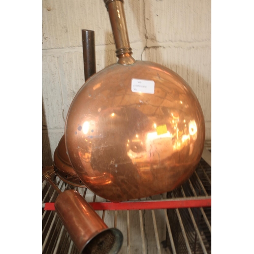 395A - COPPER WARMING PAN X 2