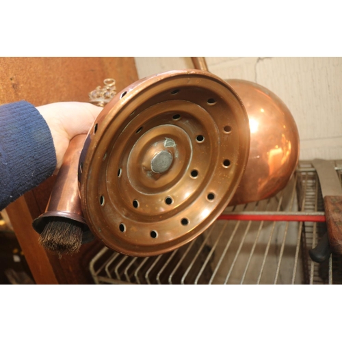 395A - COPPER WARMING PAN X 2