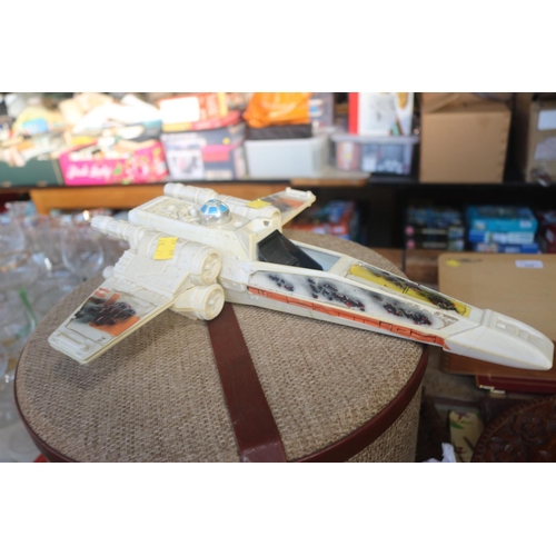 416 - ORIGINAL STAR WARS VEHICLES AND SOME FIGURES