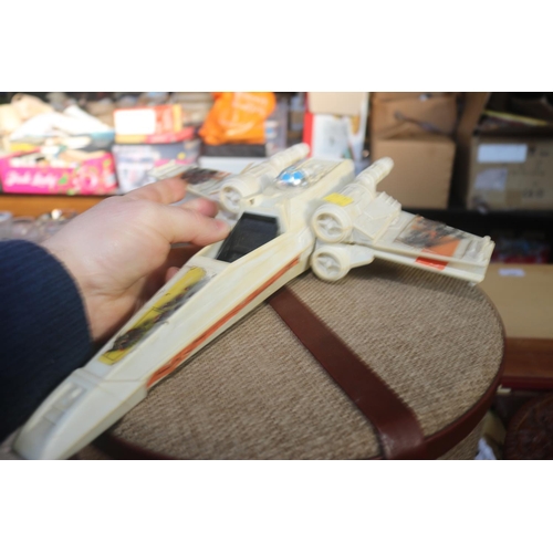 416 - ORIGINAL STAR WARS VEHICLES AND SOME FIGURES