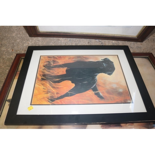 440 - 2 OIL PAINTINGS & 5 PRINTS/2 FRAMES