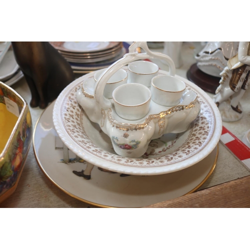 465 - SUNDRY CHINA WITH ROCKWELL PLATES